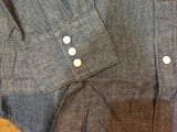 658190086 Levi's Premium Sawtooth Western Shirt Dark Grey - Stars and Stripes 